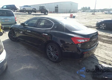 2017 Maserati Ghibli S z USA, uszkodzony, nr VIN ZAM57RSL3H1262612